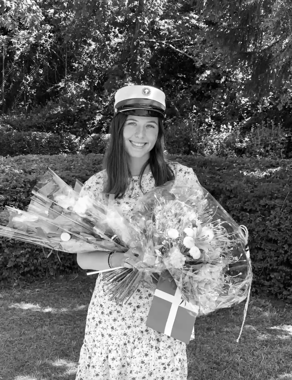 Et billede af mig som student